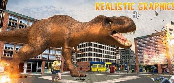 恐龙怪物入侵城市(Monster Dino VS King kong 3D)