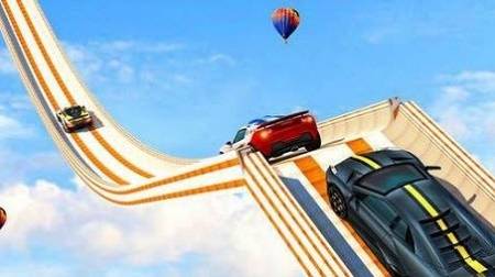 GT汽車空中特技(Shortcut Car Stunt)