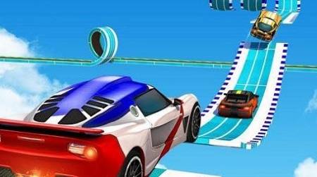GT汽車空中特技(Shortcut Car Stunt)