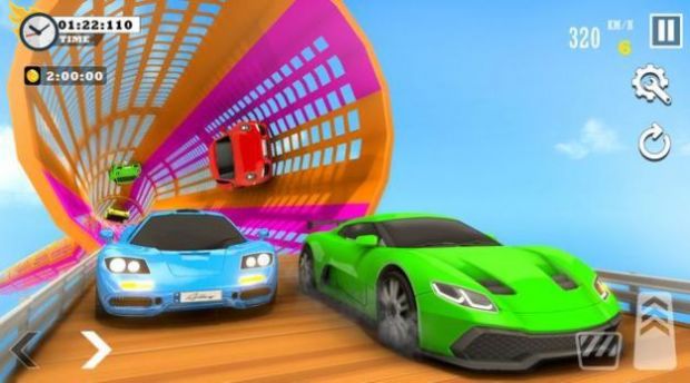 極限空中超跑特技(Stock Car Stunt Car Games)