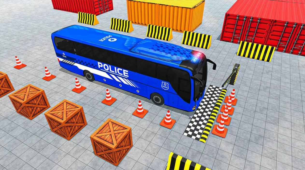 警察巴士停车(Police Bus Parking Game)