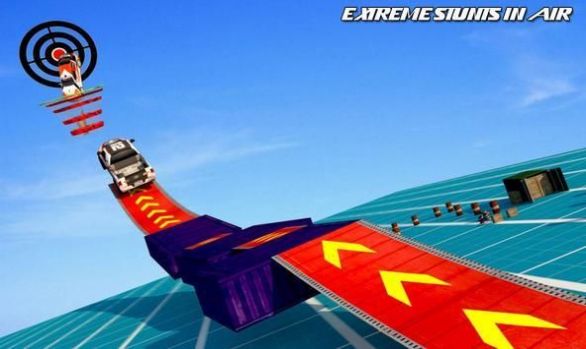 空中坡道汽車特技3D(Mid Air Ramp Car Stunts 3D)