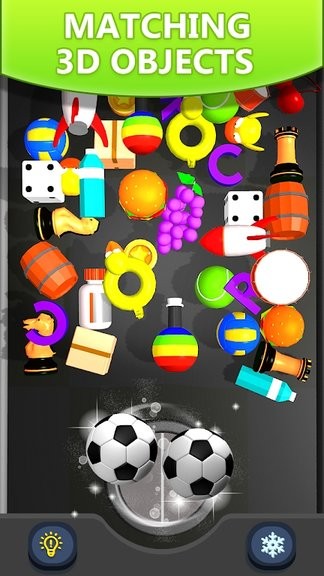 3D物品匹配挑战(MATCH 3D Puzzle)