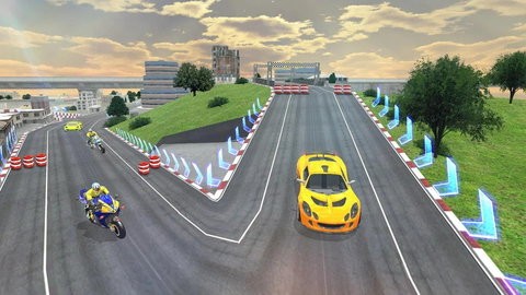 王者摩托車模擬器(CarVSBikeRacing)