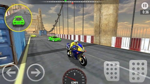 王者摩托車模擬器(CarVSBikeRacing)