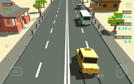 像素交通賽車手(Blocky Traffic Racer)