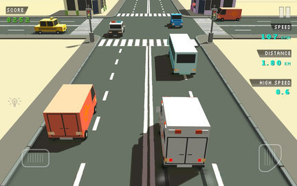 像素交通賽車手(Blocky Traffic Racer)