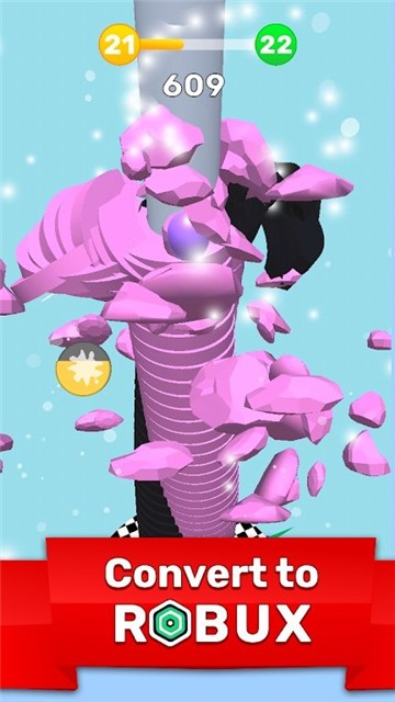 旋转砖冲刺(Havoc Ball XL Robux - Roblominer)