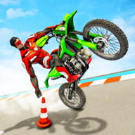 蜘蛛侠摩托赛车特技(Spider Hero Racing Bike Stunt)