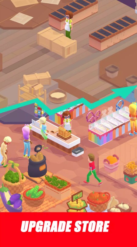 超市大亨闲置商店(idle supermarket tycoon shop)