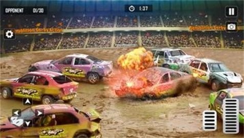 拆除德比汽车大战中文版（Demolition Derby Car Destruction）