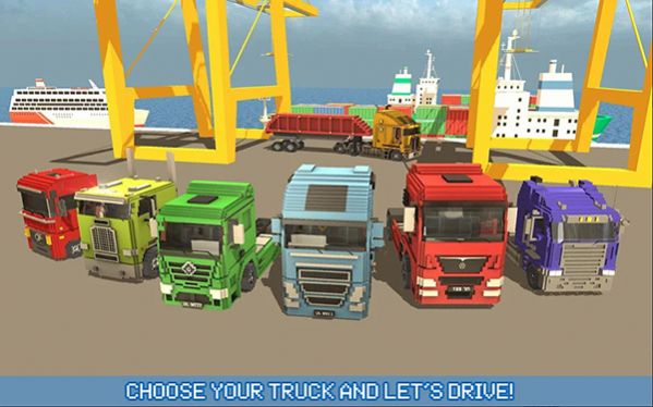 ؿ(Blocky Truck Urban Transport)