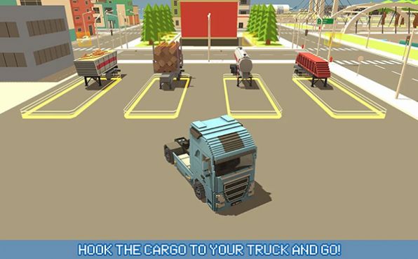 ؿ(Blocky Truck Urban Transport)
