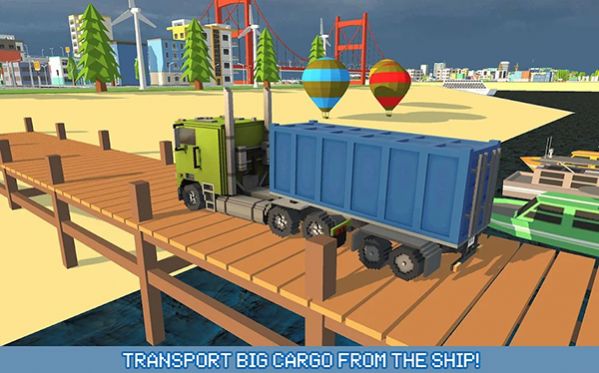 ؿ(Blocky Truck Urban Transport)