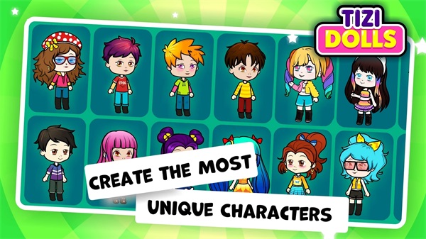 提兹小镇娃娃装扮(Tizi Town Doll Dress Up Games)