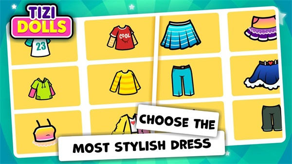 提兹小镇娃娃装扮(Tizi Town Doll Dress Up Games)