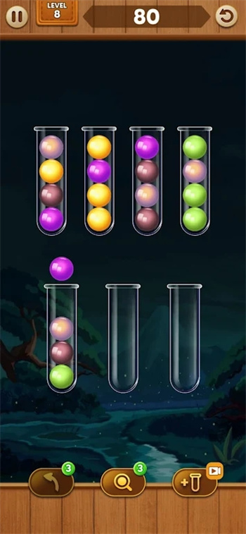 (Colorful Ball Sort)