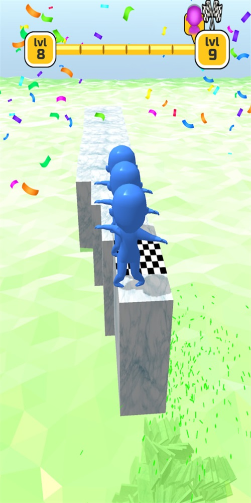 3d人群跳跃
