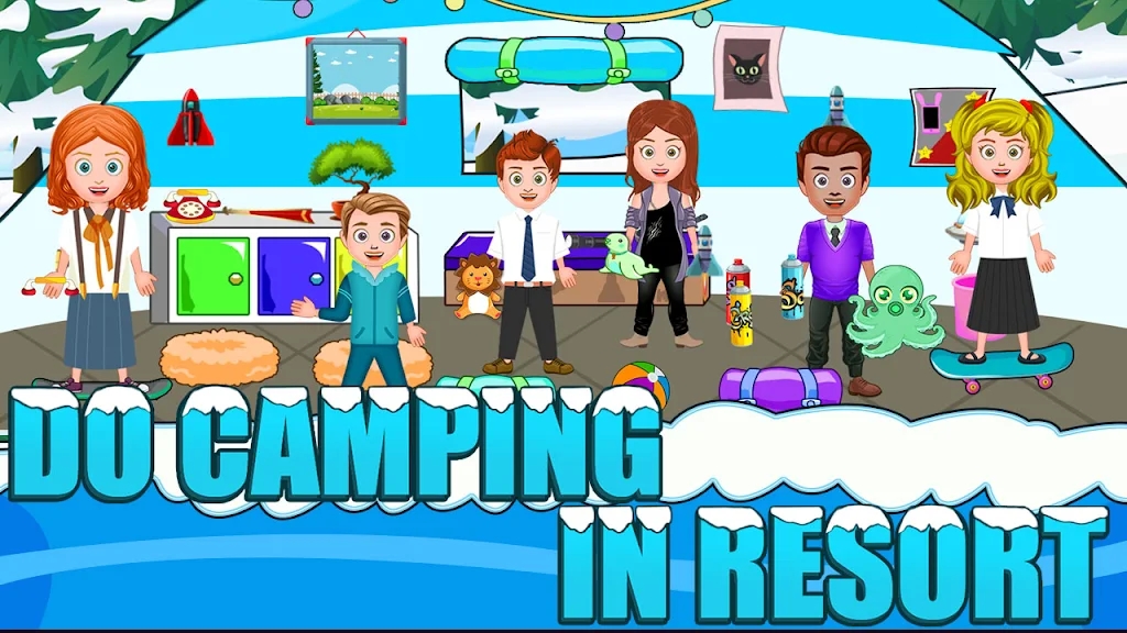 ҵļ绬ѩ(My Family Town Ski Resort Fun)