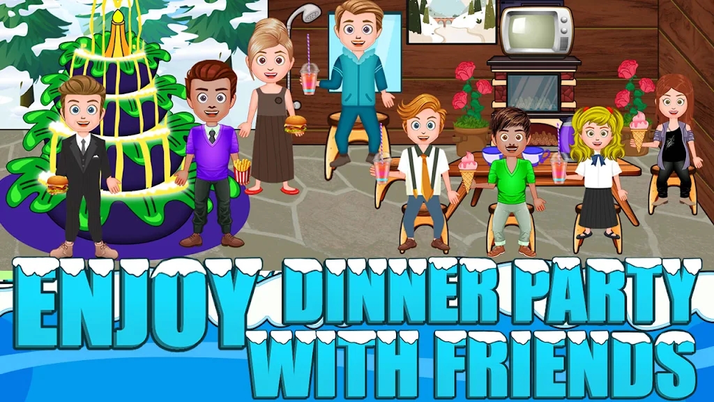 ҵļ绬ѩ(My Family Town Ski Resort Fun)