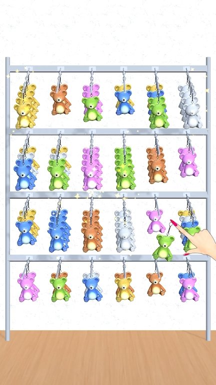ԿȦ(Keyring Sort Puzzle)