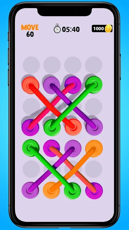 Ťּ3D(Twisted Rope Tangle Sorting 3D)