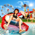 ԰3dˮϱ(Theme Park3d Water Slide Games)