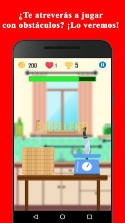 ѵ(Flip the knife Voltea el cuchillo)