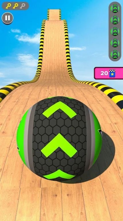չ(Sky Rolling Ball)