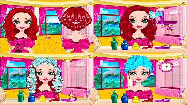 СŮɳ(Girls games hair salon)