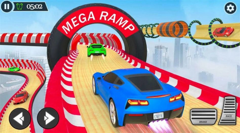 GTؼ(Mega Ramps Stunt Car)