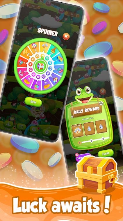 (Bubble Link Frog Pop)
