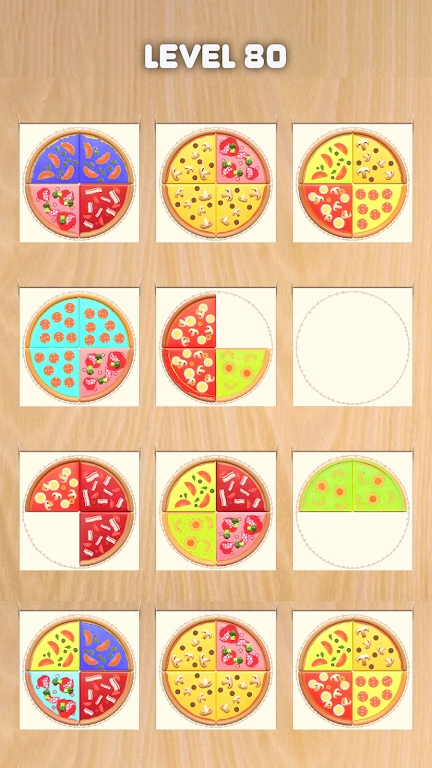 (Pizza Sort Puzzle)