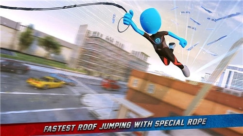 火柴冰英雄罪犯城(Stickman Ice Hero Crime City Rope Hero)