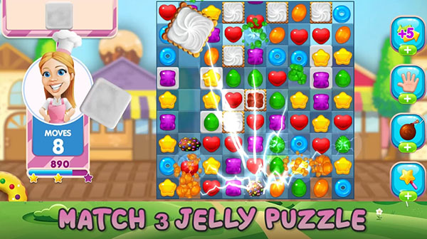 甜蜜果冻三消(Sweet Jelly Match 3 Puzzle)