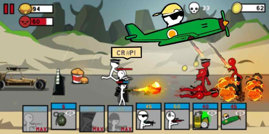 火柴人战役二战(Stickman Army)