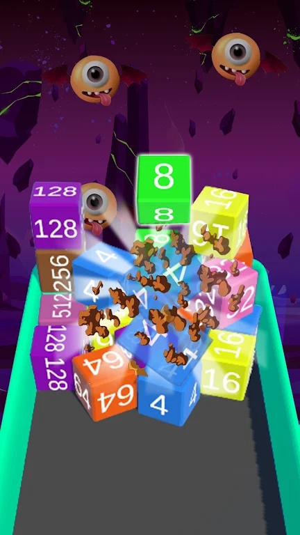 连接合并2048三维立方体(Chain merge 2048: 3D Cube game)
