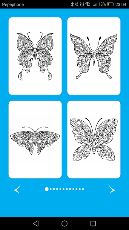 蝴蝶涂色书(Butterfly Coloring)