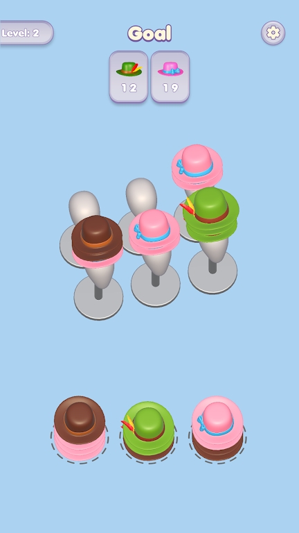 帽子排序谜题(Hat Sort)