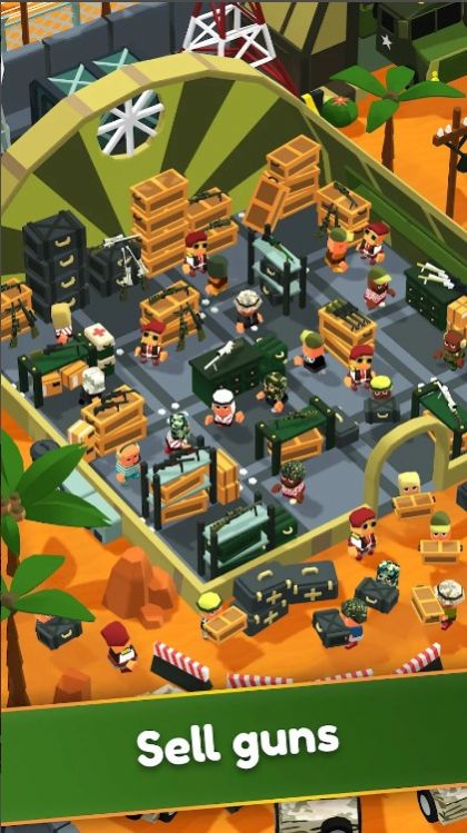 军事大亨闲置枪支商店(Military tycoon: idle gun shop)