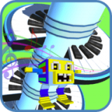 螺旋3D像素钢琴砖(Helix 3d pixel Piano Tiles )