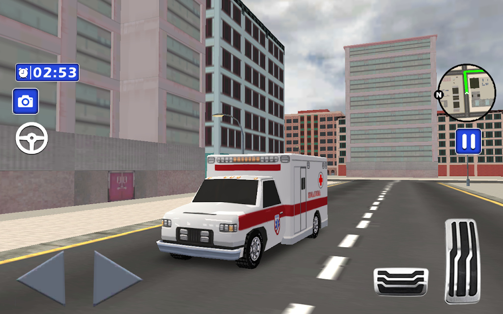 城市救护车模拟器(Ambulance Parking)