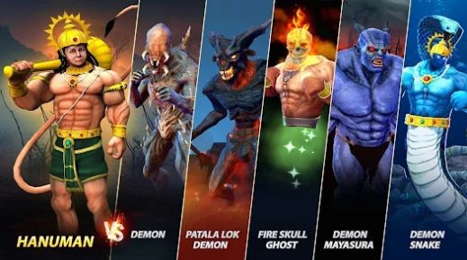 哈努曼与斗士(Hanuman Vs Demons Epic Battle)