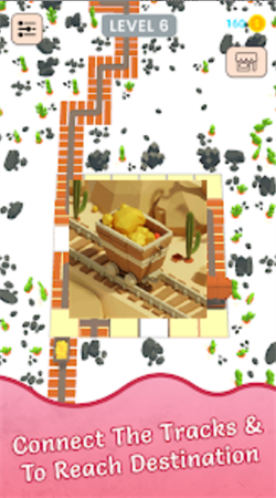 铁路碎片连接(Crossy Rail Puzzle)