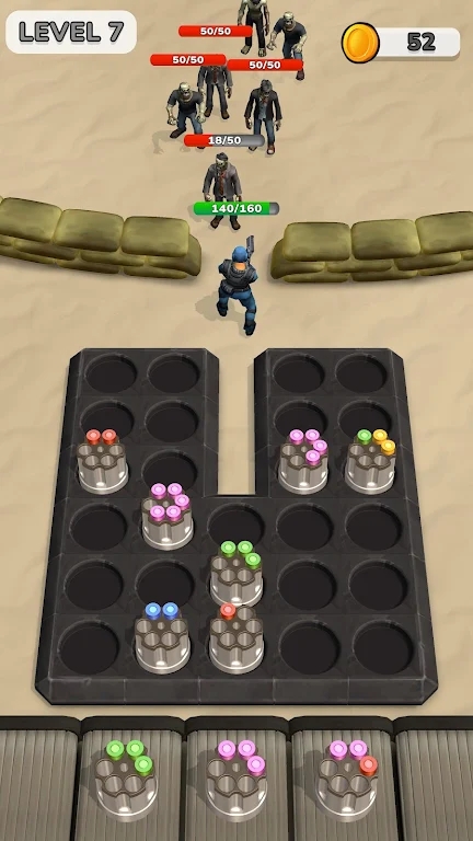 子弹分类排序(Bullet Sort)