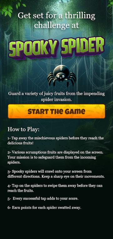 蜘蛛连接水果(Spooky Spider)
