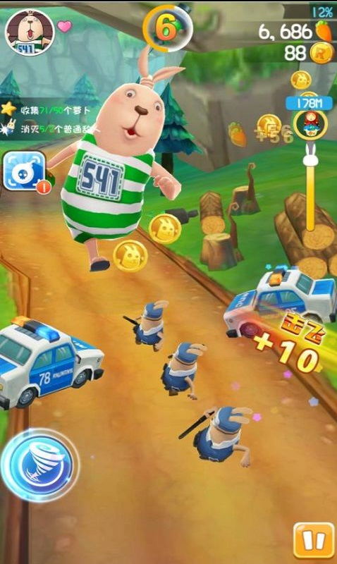 逃亡兔跑酷无限金钻版