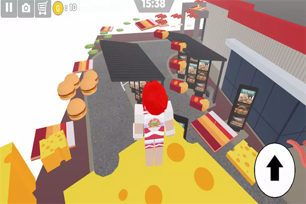 汉堡餐厅跑酷(Parkour on burger restaurant)