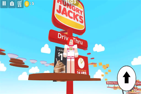 汉堡餐厅跑酷(Parkour on burger restaurant)