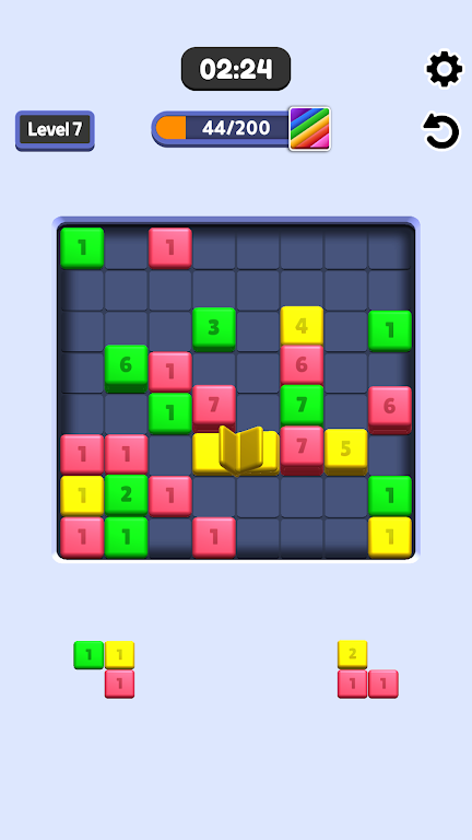 数字积木块堆栈(Block Stack)